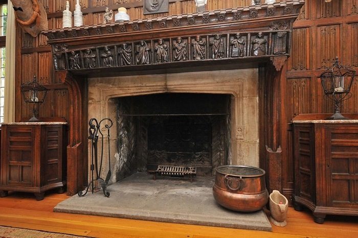 Copperwood Fireplace